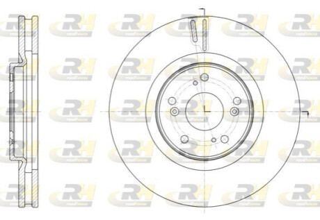 Гальмівний диск ROADHOUSE 61607.10