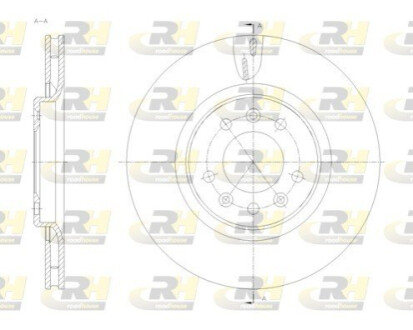 Гальмівний диск ROADHOUSE 61776.10