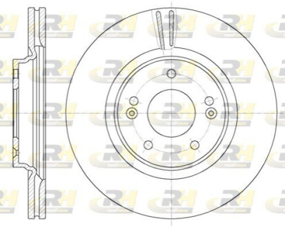 Гальмівний диск ROADHOUSE 6178110