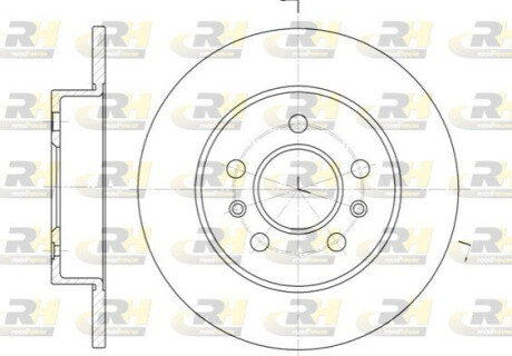 Тормозной диск ROADHOUSE 623902