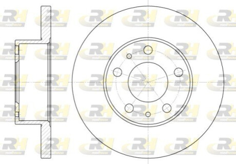 Гальмівний диск ROADHOUSE 647300