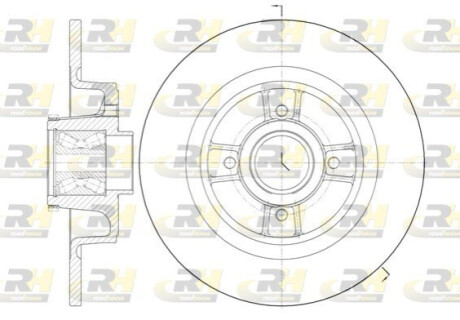 Гальмівний диск ROADHOUSE 669820
