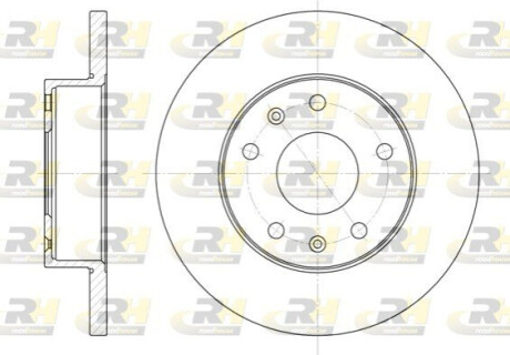 Гальмівний диск ROADHOUSE 672100