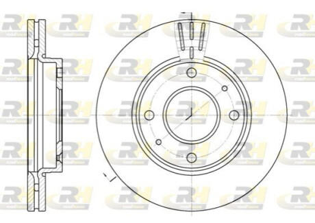 Гальмівний диск ROADHOUSE 698710