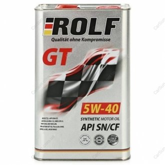 Олія моторна GT 5W-40 5л - ROLF 322435 (фото 1)