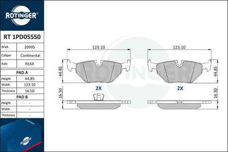 Автозапчастина Rotinger RT 1PD05550