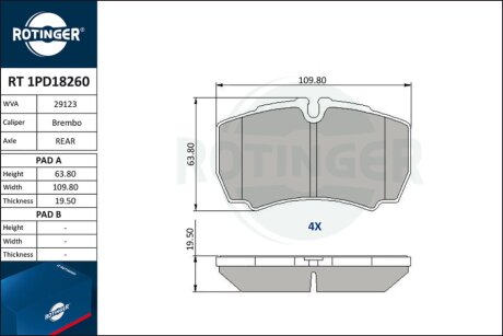 Автозапчастина Rotinger RT 1PD18260