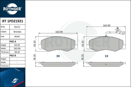 Автозапчастина Rotinger RT 1PD21921