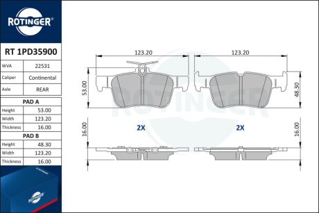 Автозапчастина Rotinger RT 1PD35900