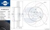 Диск тормозной с перфорацией и слотированием с графитовым покрытием Rotinger RT20723-GLT5 (фото 1)