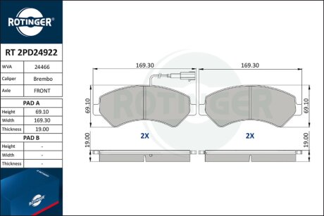 Автозапчастина Rotinger RT 2PD24922