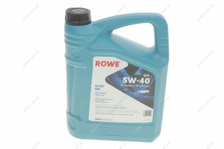 Олива моторна HIGHTEC SYNT RSi SAE 5W-40 (4 L) Rowe 20068-0040-99