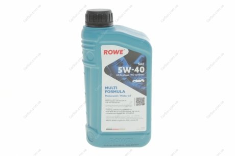 Олива 5W40 HIGHTEC MULTI FORMULA (1L) (MB 229.31/229.51/226.5/VW 505 00/505 01/5 Rowe 20138-0010-99