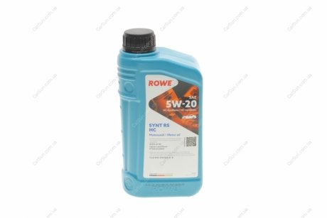 Олива моторна HIGHTEC SYNT RS HC SAE 5W-20 (1 L) Rowe 20186-0010-99