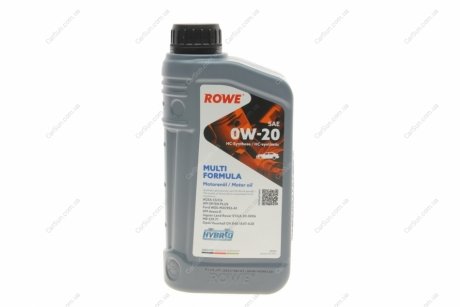 Олива 0W20 HIGHTEC MULTI FORMULA (1L) (MB 229.71/GM dexos D) (ACEA C5/C6) (API S Rowe 20202-0010-99