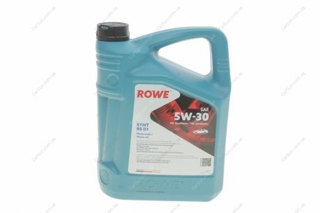 Олива моторна HIGHTEC SYNT RS D1 SAE 5W-30 (5 L) Rowe 20212-0050-99