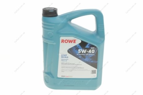 Олива моторна HIGHTEC SYNT RS DLS SAE 5W-40 (5 L) Rowe 20307-0050-99