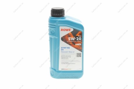 Олива моторна HIGHTEC SYNT RS D1 SAE 5W-20 (1 L) Rowe 20342-0010-99