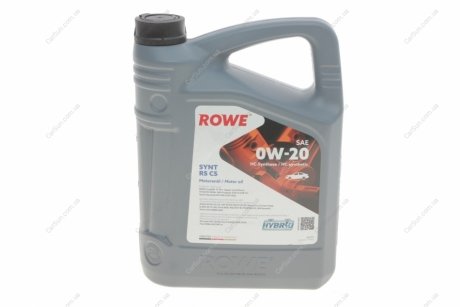 Олива моторна HIGHTEC SYNT RS C5 SAE 0W-20 (4 L) Rowe 20379-0040-99