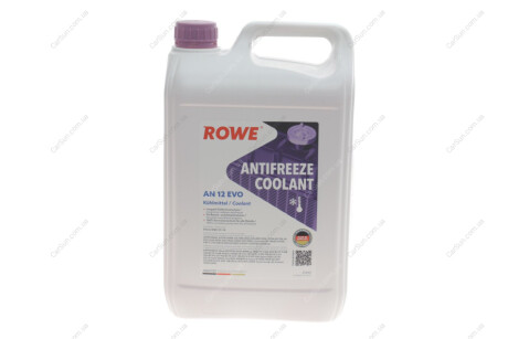 Рідина охолоджуюча HIGHTEC ANTIFREEZE COOLANT AN 12 EVO (5 L) Rowe 21080-0050-99