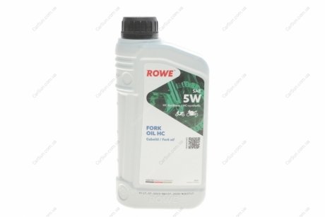 Олива гідравлічна HIGHTEC FORK OIL 5W HC (1 L) Rowe 30551-0010-99 (фото 1)