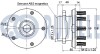 Подшипник ступицы с датчиком ABS IMPREZA 01- RUVILLE 221356 (фото 2)