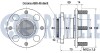 Ступица задней оси с датчиком ABS Rio 1.0 11- RUVILLE 221714 (фото 2)