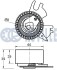 Ролик натяжной C5,Jumpy, Focus, C-Max, Kuga, Mondeo 2.0HDI/TDCi RUVILLE 542228 (фото 2)