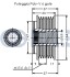 Шків генератора Mazda CX-7 2.3MZR DISI Turbo/2.5MZR, 06/06 - 12/14 RUVILLE 542506 (фото 2)