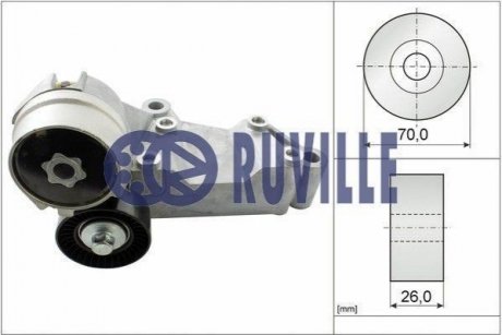 Ролик ремня навесного оборудования RUVILLE 55260