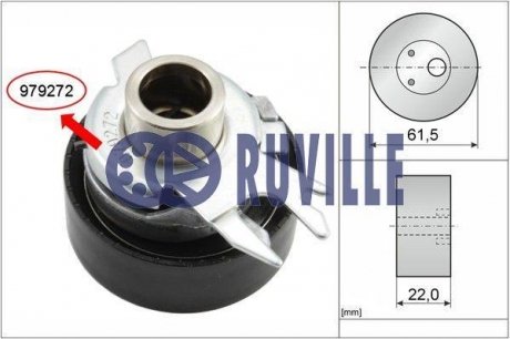 Ролик натяжителя ременя ГРМ VW Golf,Polo 1.3,1.4,1.6 94- (AEX,ADX,AEA,AEE) RUVILLE 55428