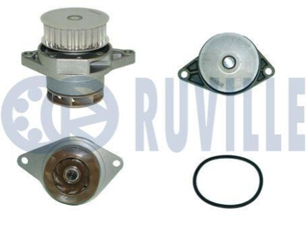 Помпа води Audi A2/Seat Leon/Toledo/VW Golf/Jetta/Polo/Bora 1.6 16V/1.6FSI 98-05 (WPQ1189) RUVILLE 561060