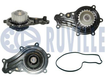 Помпа води Citroen C1/C2/C3/Nemo/Ford Fiesta/Peugeot 206/307/Bipper/Mazda 2 1.4HDI/TDCI 02- (21z) RUVILLE 561136