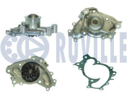 Помпа води Toyota Camry/Highlander/Lexus ES II/RX I/II 3.0/3.3 96-08 (R/B) (10 лоп) RUVILLE 561242