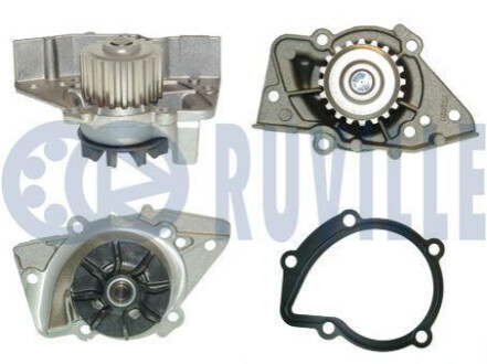 Помпа води Citroen Xsara/Peugeot 306/406/605/806 2.0/2.0 16V 94-05 (20z) (B/B) (7 лопастей) RUVILLE 56885