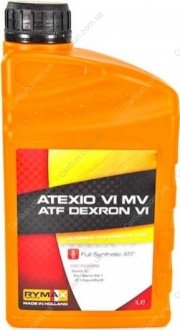 Олива трансмісійна ATF Atexio VI MV, 1л. жовта Rymax 250813