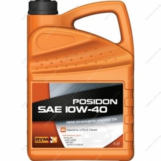 Моторное масло Posidon SAE 10w/40, 4 л. - (XO10W40QP / GS60107M2EUR / GS60107M2OE) Rymax 902453