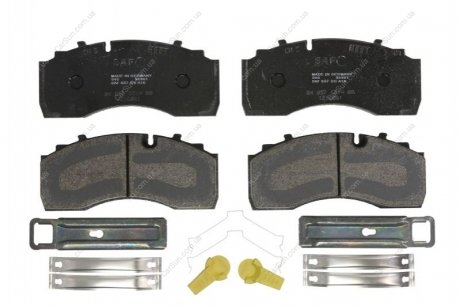 Дисковые тормозные колодки, комплект SAF 3 057 0014 00
