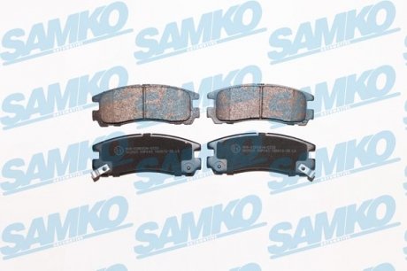 Гальмівні колодки, дискове гальмо (набір) SAMKO 5SP043