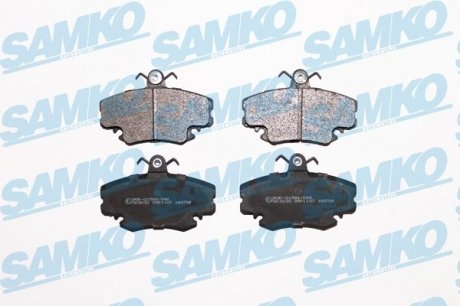 Колодки дискового тормоза SAMKO 5SP1107 (фото 1)