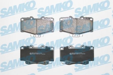 Гальмівні колодки, дискове гальмо (набір) SAMKO 5SP1117