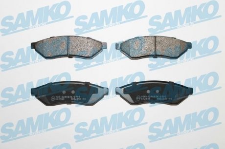 Колодки дискового тормоза SAMKO 5SP1198 (фото 1)