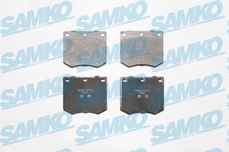 Гальмівні колодки, дискове гальмо (набір) SAMKO 5SP126 (фото 1)