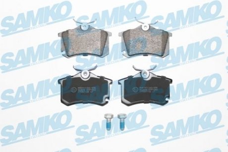 Гальмівні колодки, дискове гальмо (набір) SAMKO 5SP1508 (фото 1)