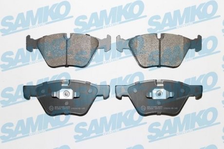 Гальмівні колодки, дискове гальмо (набір) SAMKO 5SP1511 (фото 1)