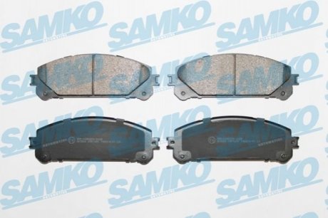 Гальмівні колодки, дискове гальмо (набір) SAMKO 5SP1691