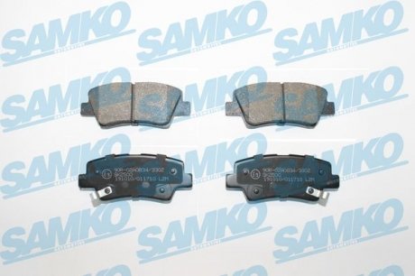 Колодки дискового тормоза SAMKO 5SP1710 (фото 1)