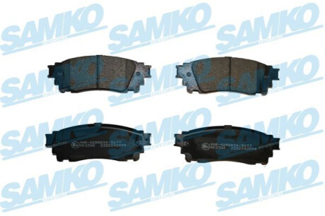 Колодки тормозные (задние) Lexus NX 2.0/2.5 16V 14-/Toyota Alphard 3.5 15- (Akebono) SAMKO 5SP2094