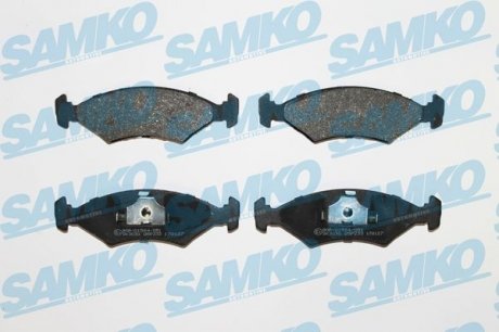 Комплект гальмівних колодок дискові FORD SAMKO 5SP233 (фото 1)