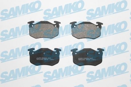 Колодки тормозные задние SAMKO 5SP307